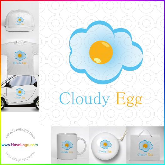 この曇った卵のロゴデザインを購入する - 64846