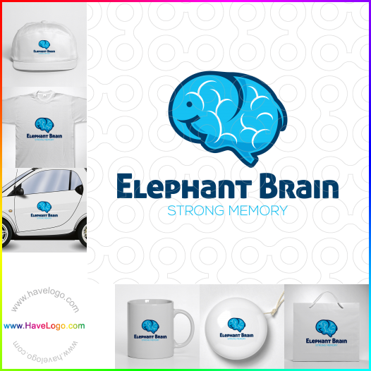 Elefanten Gehirn logo 66680