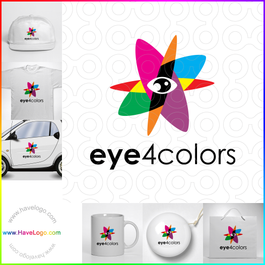 購買此眼睛的顏色logo設計63252