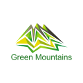 綠色的山Logo