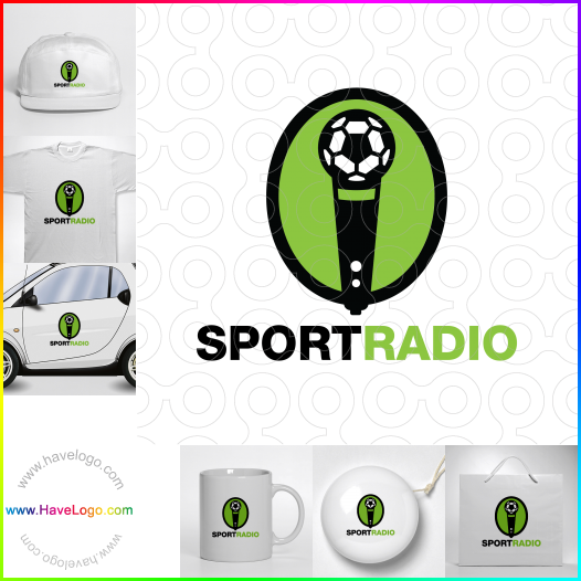 このスポーツラジオのロゴデザインを購入する - 60929