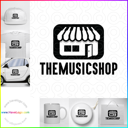購買此音樂商店logo設計62269
