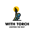  With Torch  logo