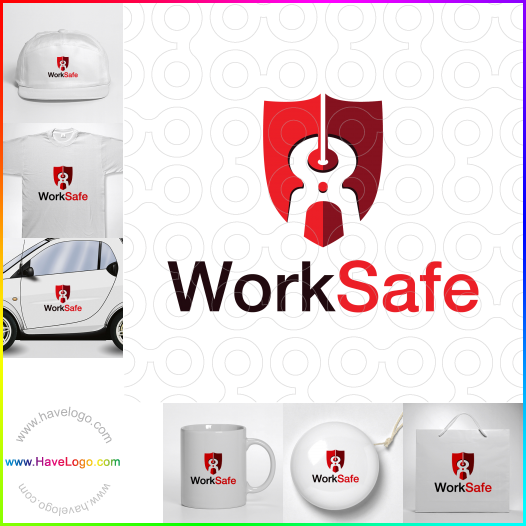 логотип Безопасность работы - 63433