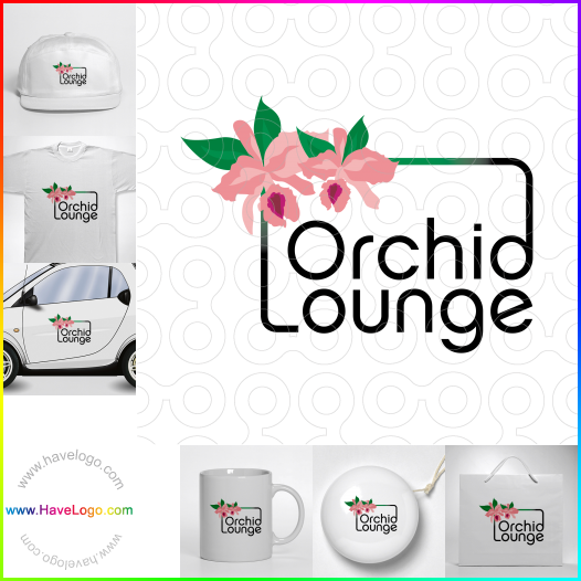логотип орхидеи - 3980