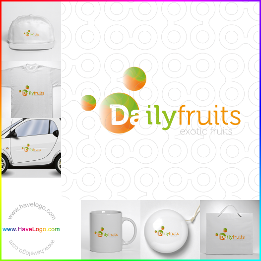 логотип свежие фрукты - 30754