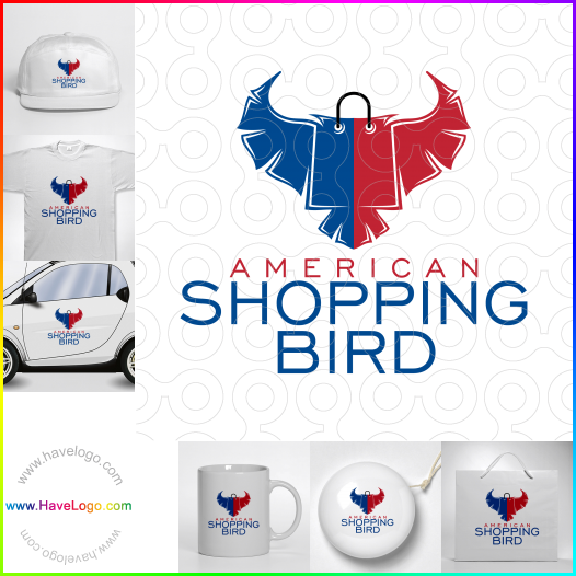 buy  American Shopping Bird  logo 61436