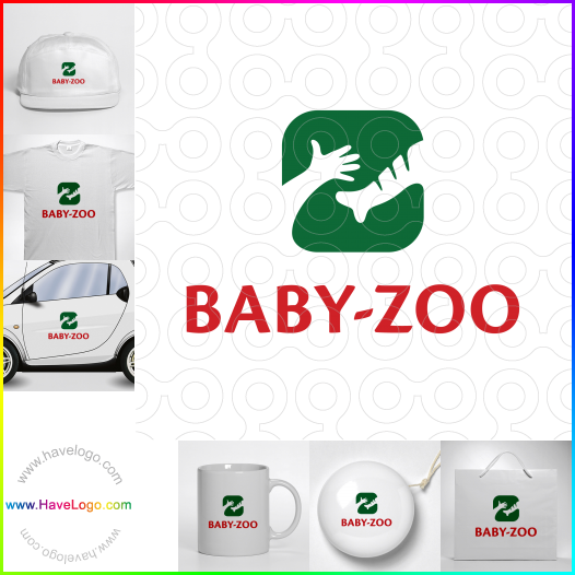 この赤ちゃん動物園のロゴデザインを購入する - 64857