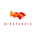 鳥織物Logo