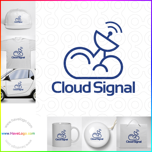 логотип Облачный сигнал - 62877