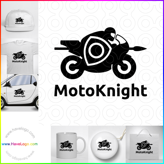 購買此摩托騎士logo設計61872