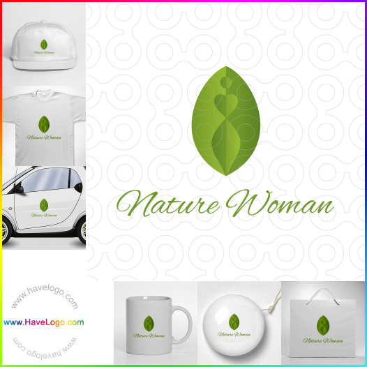 購買此自然的女人logo設計62996