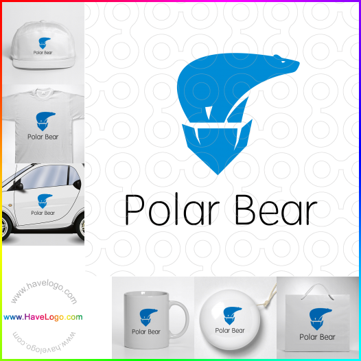 購買此北極熊logo設計66908