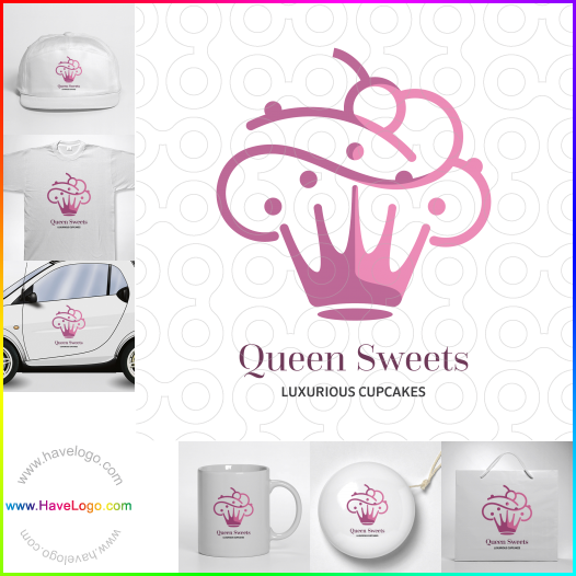 Königin Süßigkeiten logo 60840