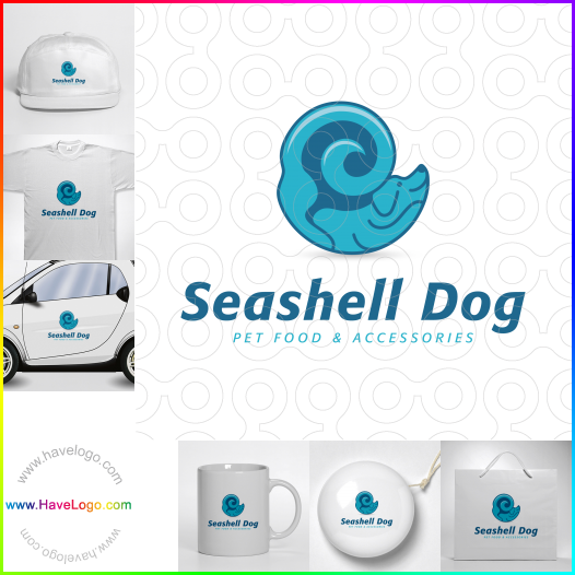 Seashell Dog logo 61839