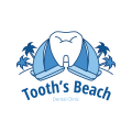 牙齒沙灘牙科工作室Logo