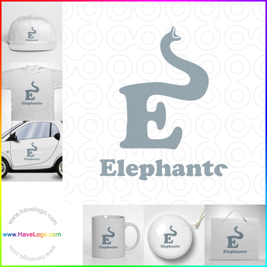 логотип слон - 26385