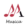 логотип музыкант