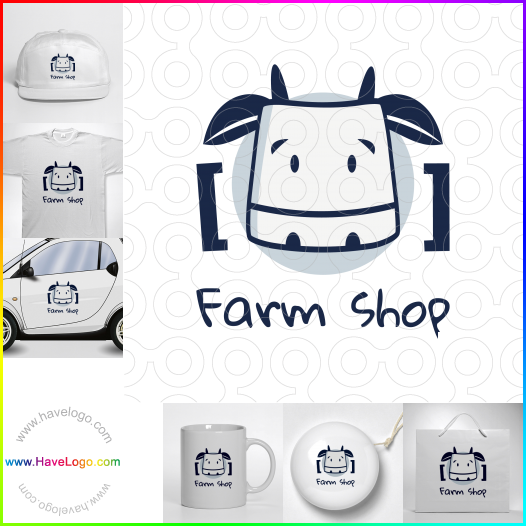 логотип корова - 36600