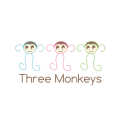 логотип шимпанзе