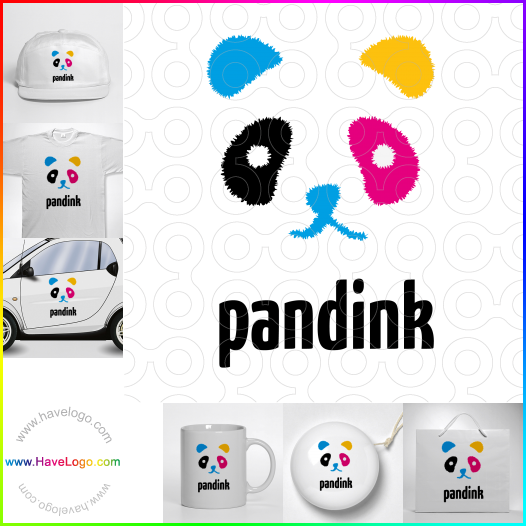 логотип панда - 21234