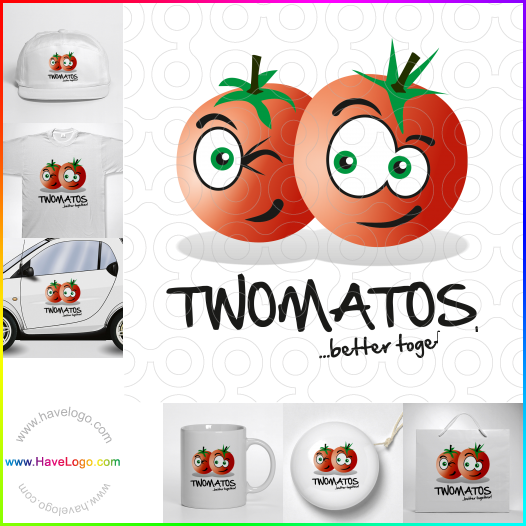 購買此番茄logo設計59582