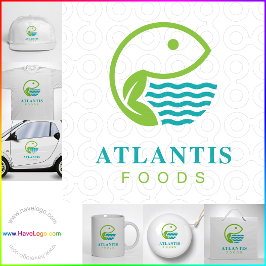 購買此亞特蘭蒂斯的食物logo設計65593