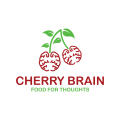 логотип Вишневый мозг для размышлений