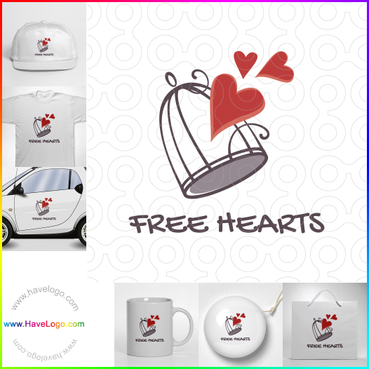 логотип Свободные сердца - 62544