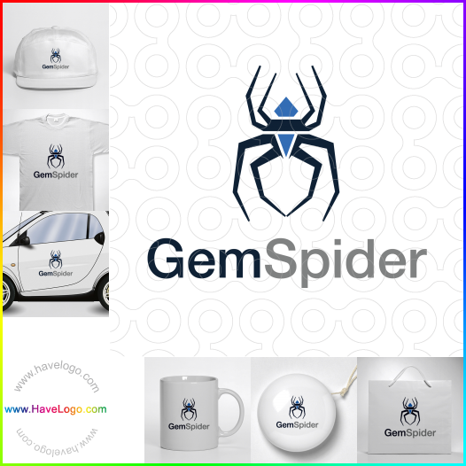 購買此創業板的蜘蛛logo設計63835