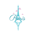 логотип Парижская Эйфелева башня