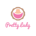 Hübsche Dame logo
