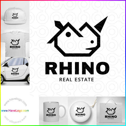 このRhinoのロゴデザインを購入する - 60645