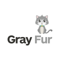 灰色的皮毛Logo