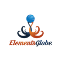  Elements Globe  logo