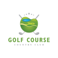 логотип Поле для гольфа