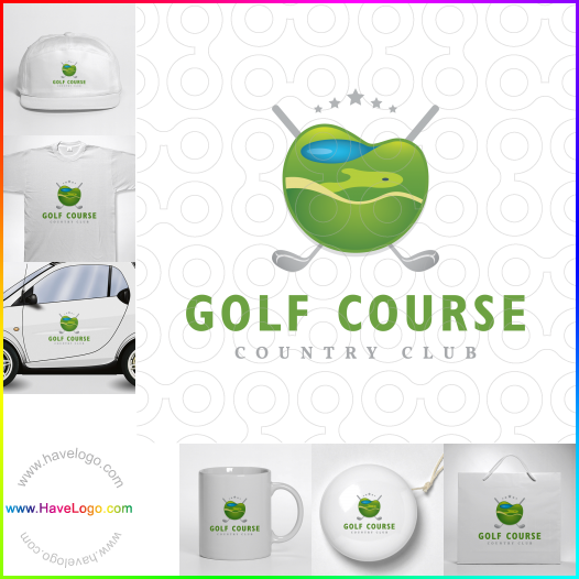 このゴルフコースのロゴデザインを購入する - 62114