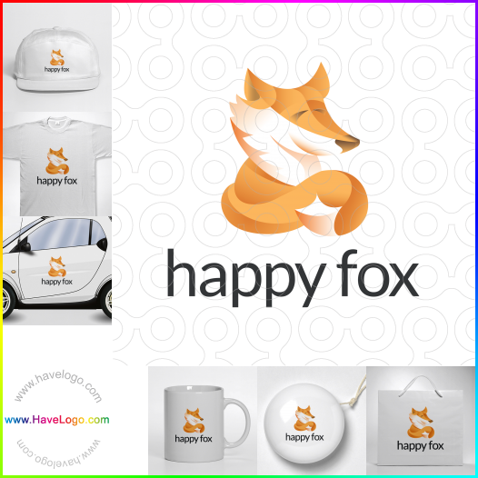 購買此快樂狐狸logo設計63936