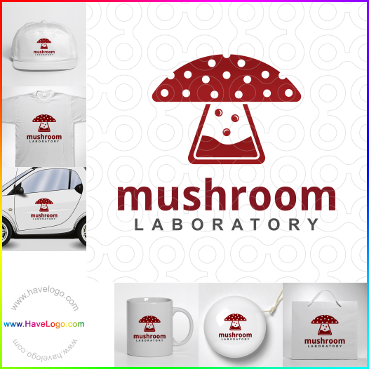 購買此蘑菇實驗室logo設計61776