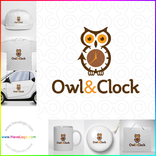 buy  Owl & Clock  logo 59951