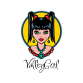 山谷中的女孩Logo