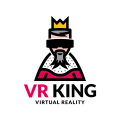  Virtual Reality King  logo