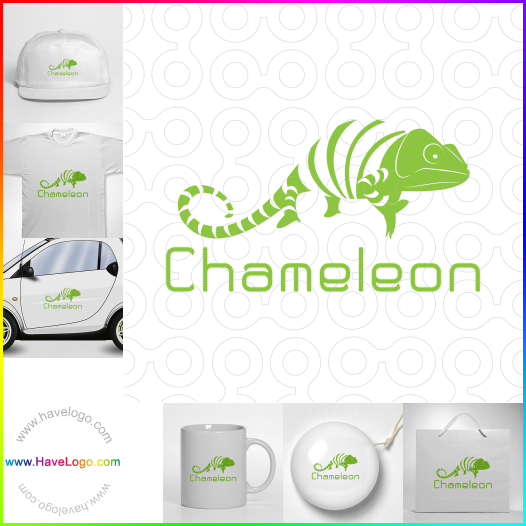 логотип хамелеон - 27916