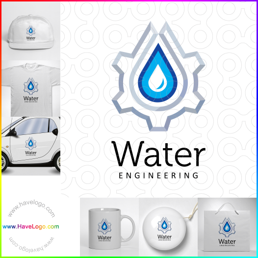 логотип капли воды - 41831