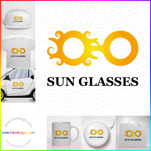 логотип солнцезащитные очки - 7805