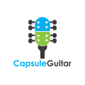 膠囊的吉他Logo