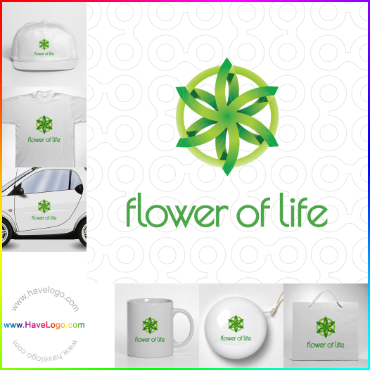 この生命の花のロゴデザインを購入する - 66042