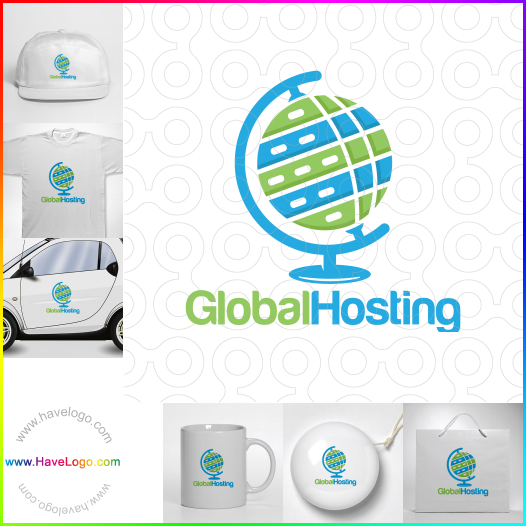 このGlobalHostingのロゴデザインを購入する - 64522
