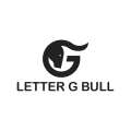 字母G的公牛Logo