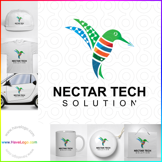 このNectar tech solutionのロゴデザインを購入する - 66374
